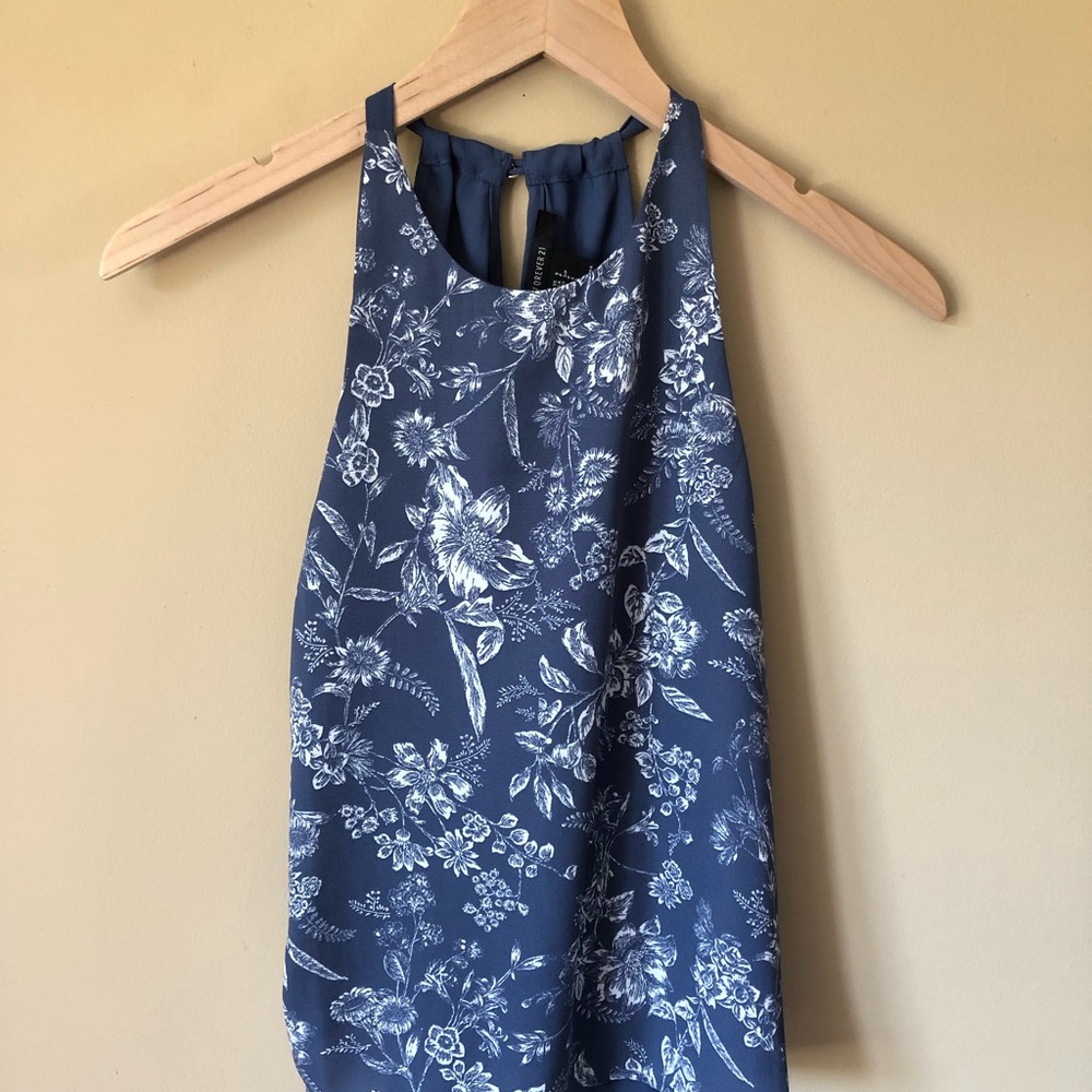 Forever21 Sheer Strapless Tank